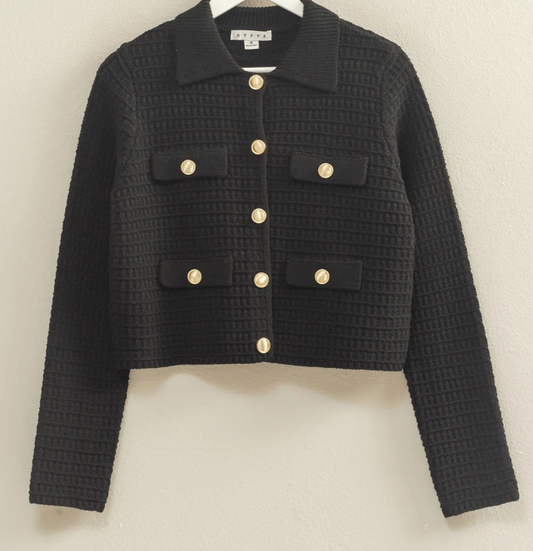 Julie Knit Accent Jacket