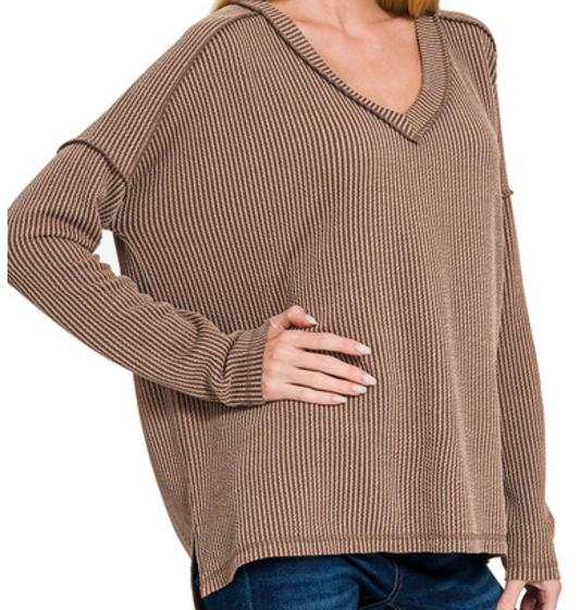 Calla V-Neck Long Sleeve