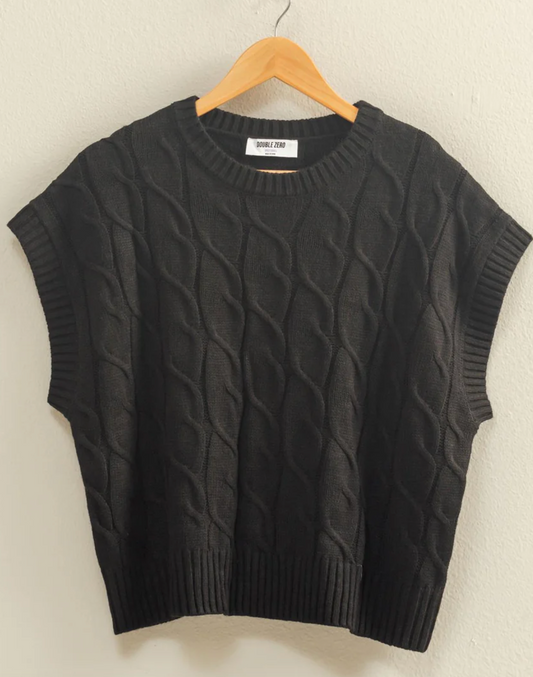 Harper Cable Knit Sweater Top