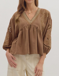 Meadow Breeze Embroidered Top