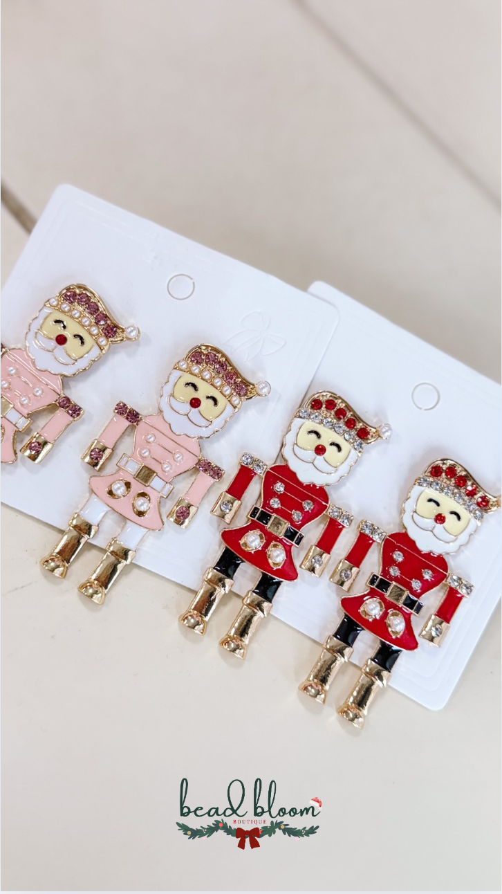 Christmas Cartoon Charm Drop Earrings!