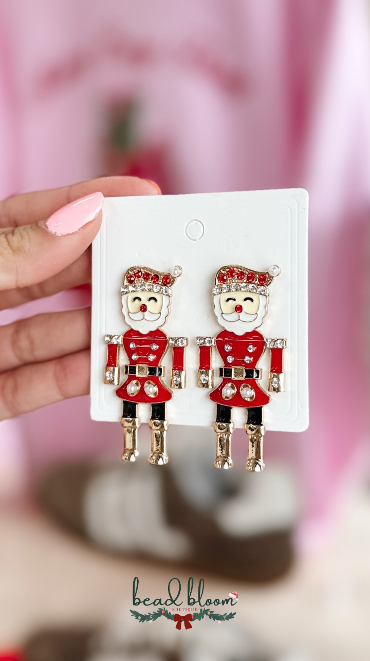 Christmas Cartoon Charm Drop Earrings!