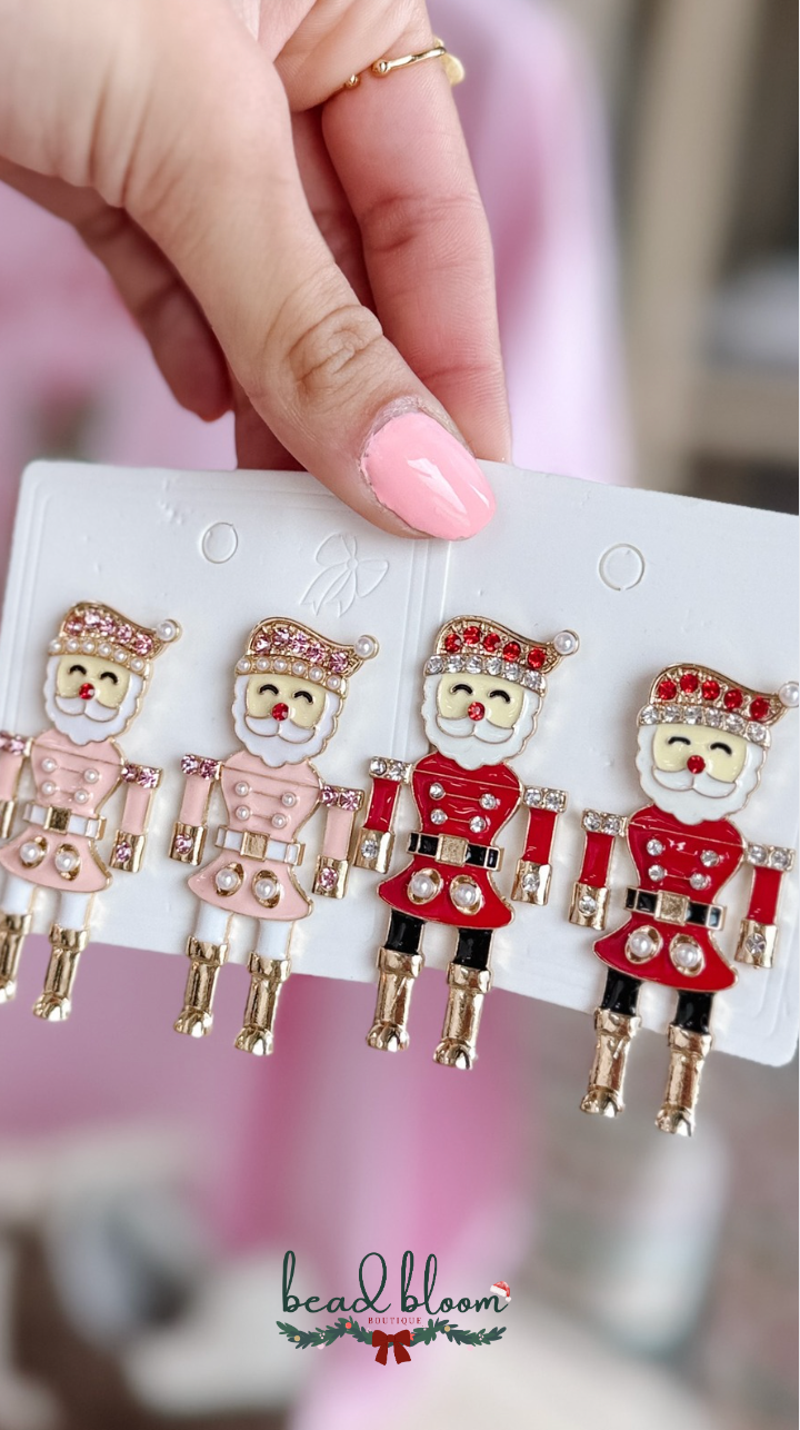 Christmas Cartoon Charm Drop Earrings!