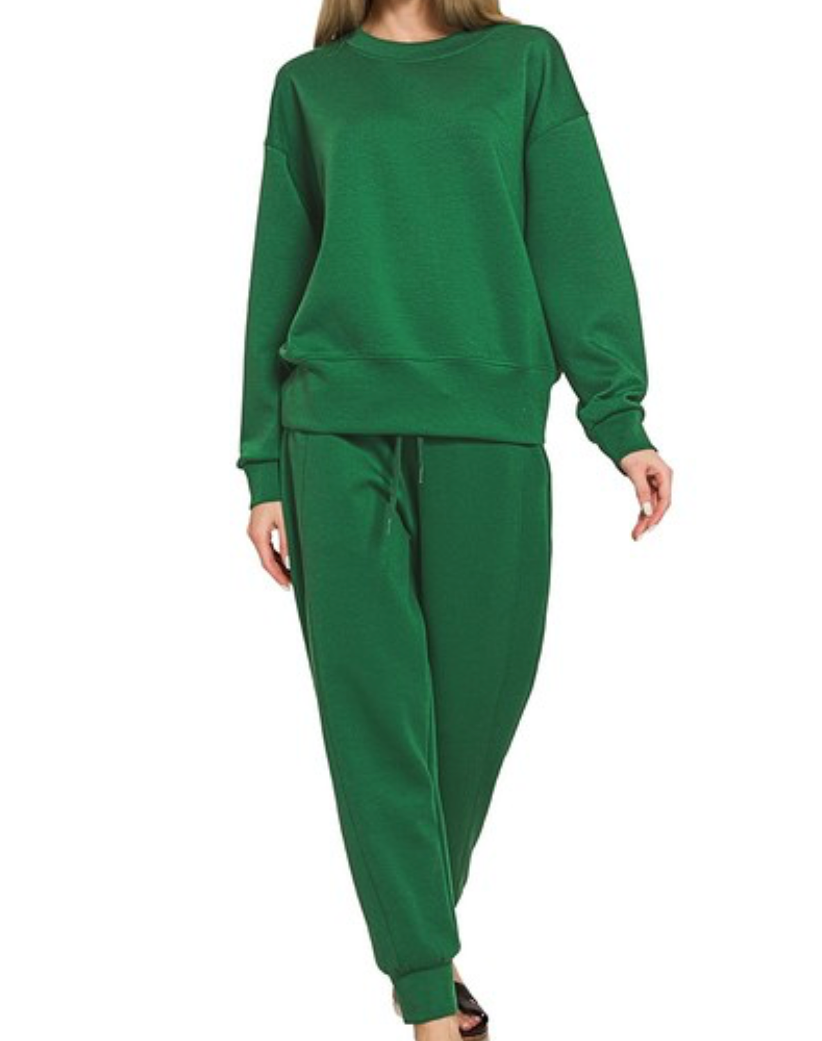 Scuba Crewneck Pullover Joggers 2-Piece Set