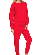 Scuba Crewneck Pullover Joggers 2-Piece Set