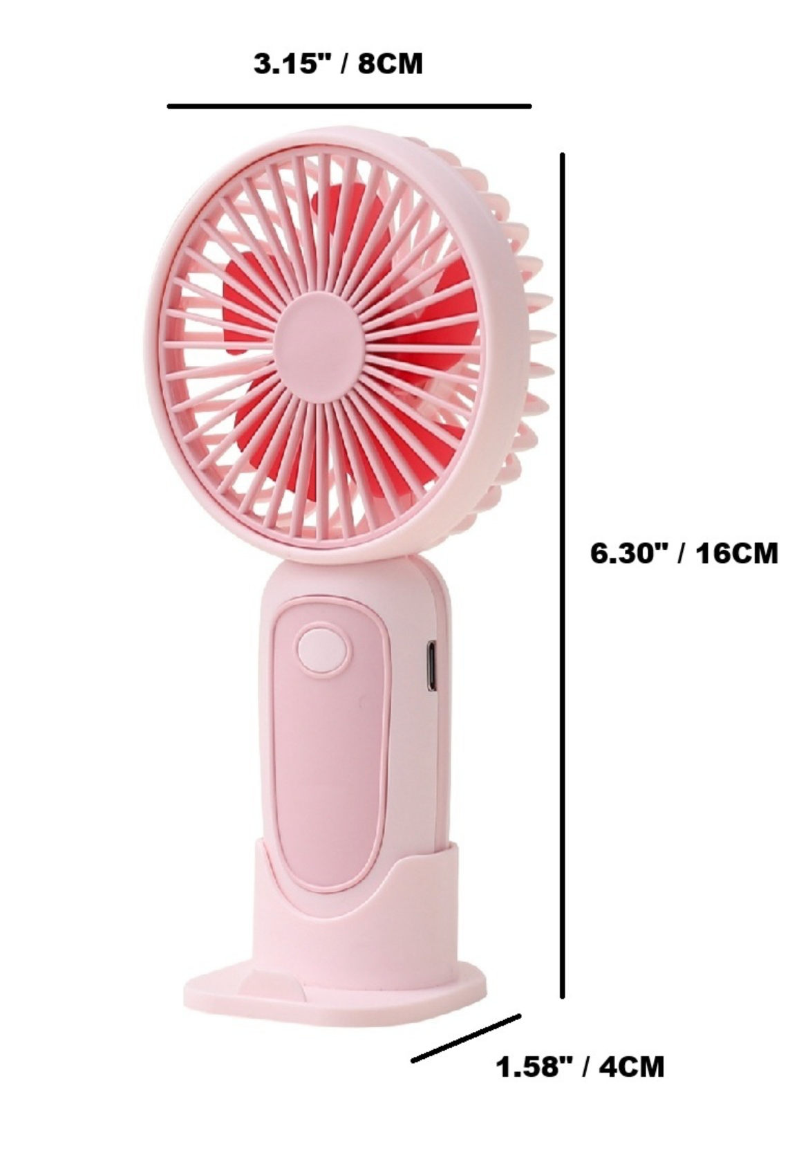 3-Speed Portable Hand Fan