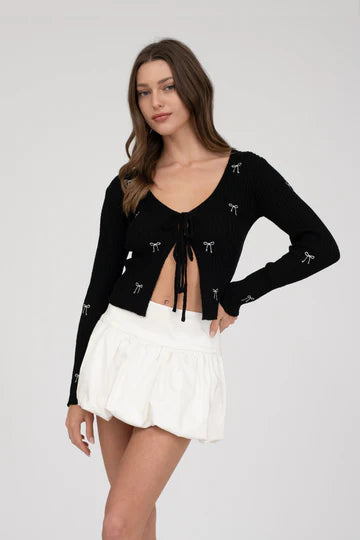 BP Bow Cardigan