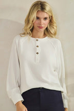 The Relaxed Henley Pullover