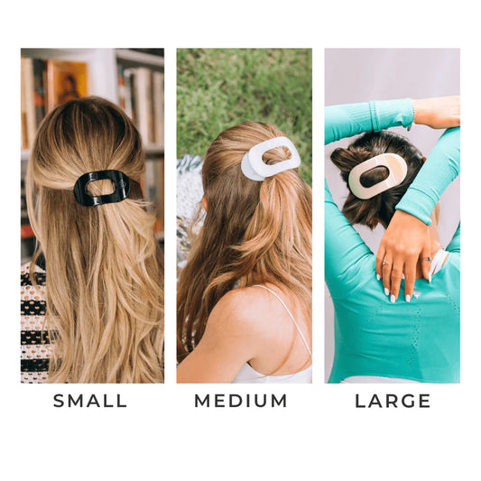 Teleties Large Flat Round Hair Clip*