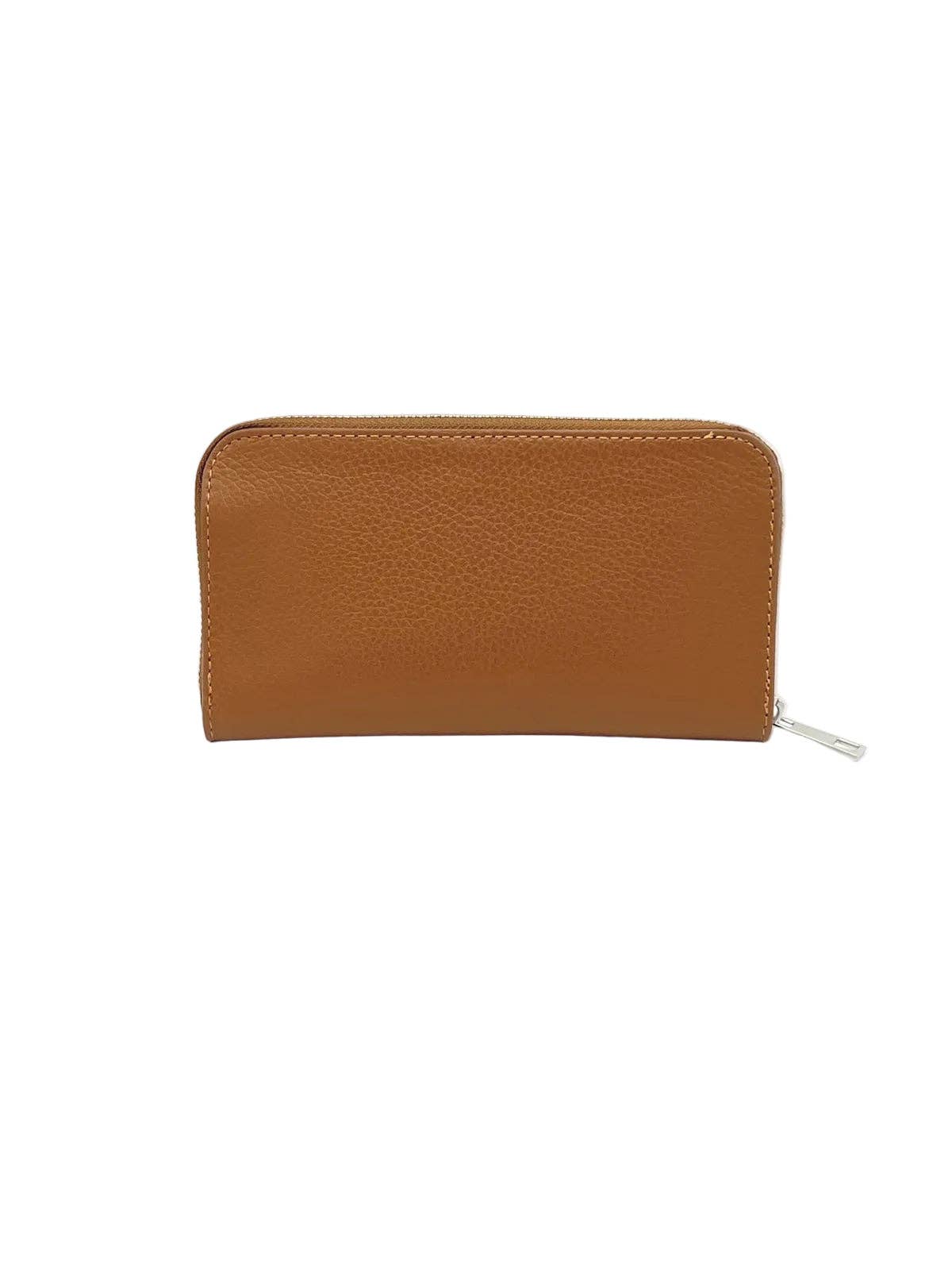 Women’s Full-Zip Genuine Leather Wallet, Made in Italy, art. 302005