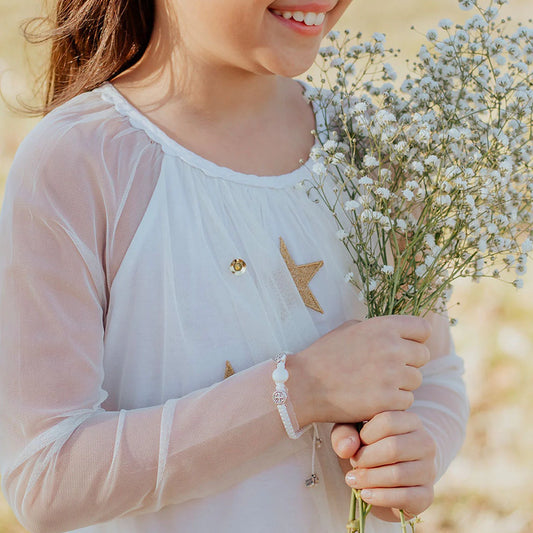 MSMH First Holy Communion Pearl Bracelet