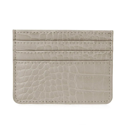 Tiara Crocodile Skin Slim Cardholder/Wallet