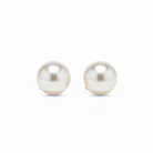 Pearl Clip-On Earrings on white background