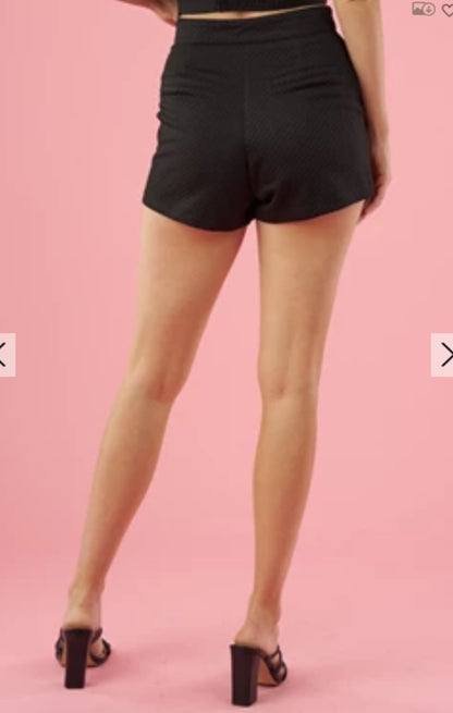 Glam Textured shorts