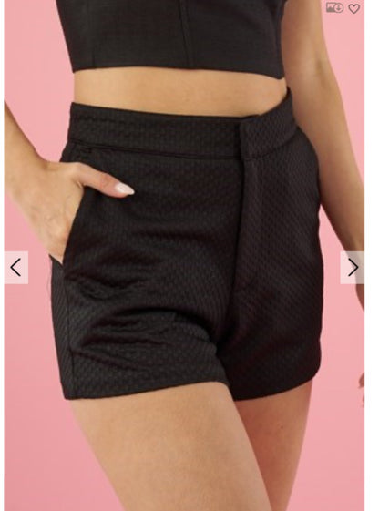 Glam Textured shorts