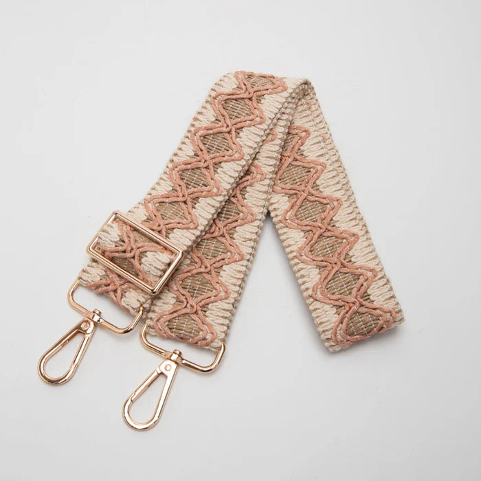 Wave Pattern Straw Guitar Strap!