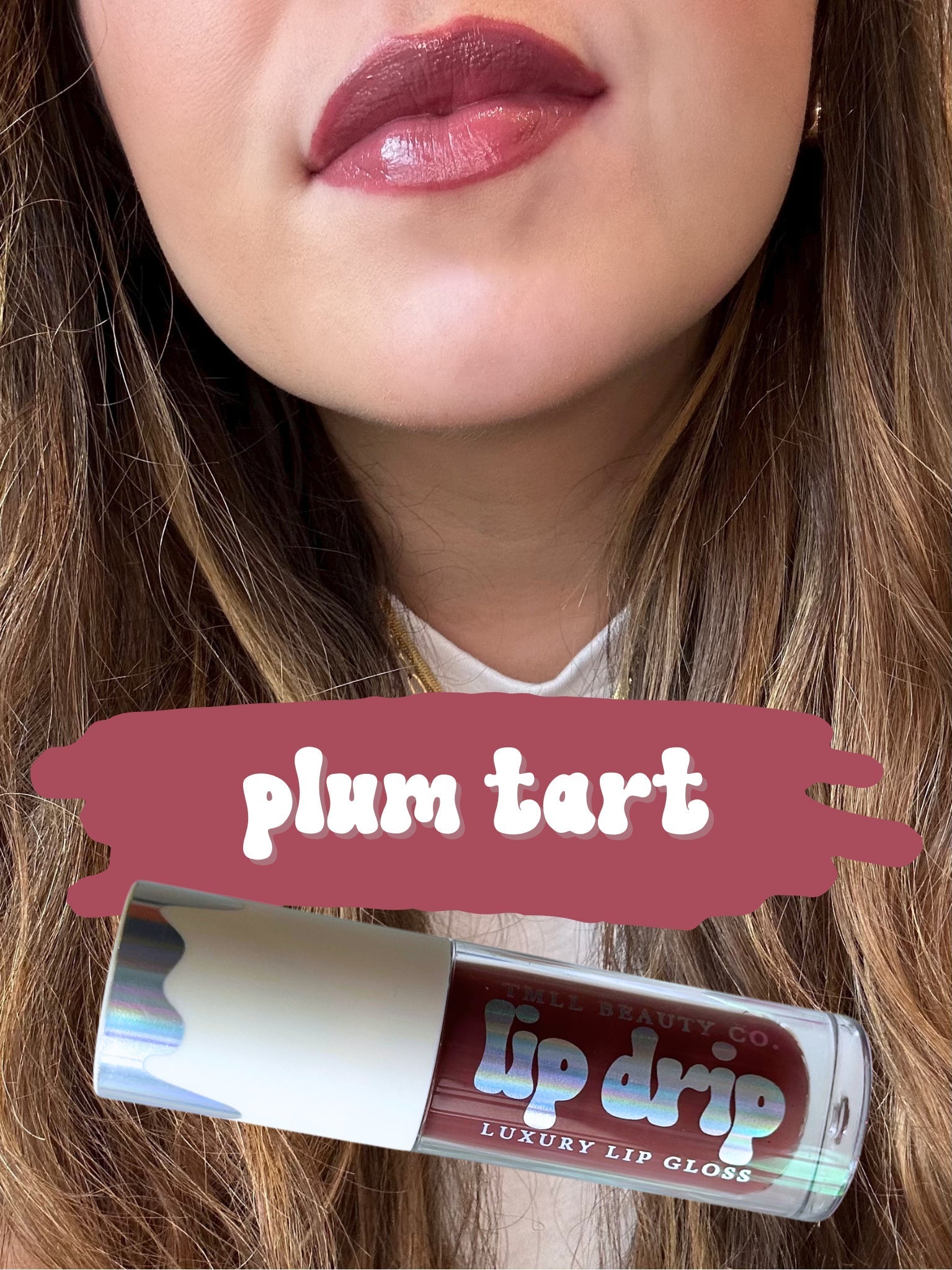 TMLL Lip Drip Luxury Gloss-250 - TMLL Beauty Co - Makeup-TMLL Beauty Co-Plum Tart-[option4]-[option5]-[option6]-Leather & Lace Boutique Shop